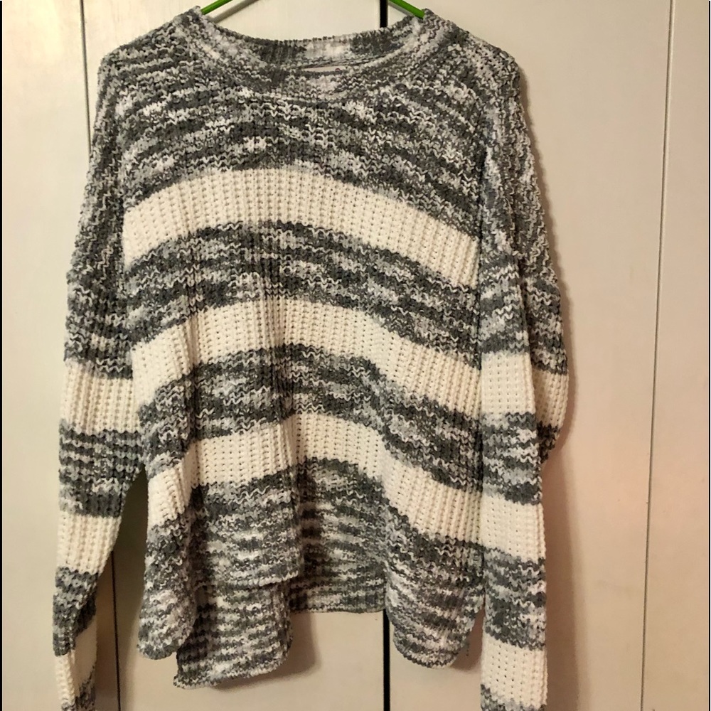 Stripped knit sweater